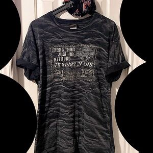 Harley Davidson Black Graphic T-Shirt